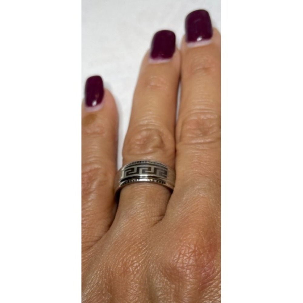 Unisex Stainless Steel Ring Size 8.5